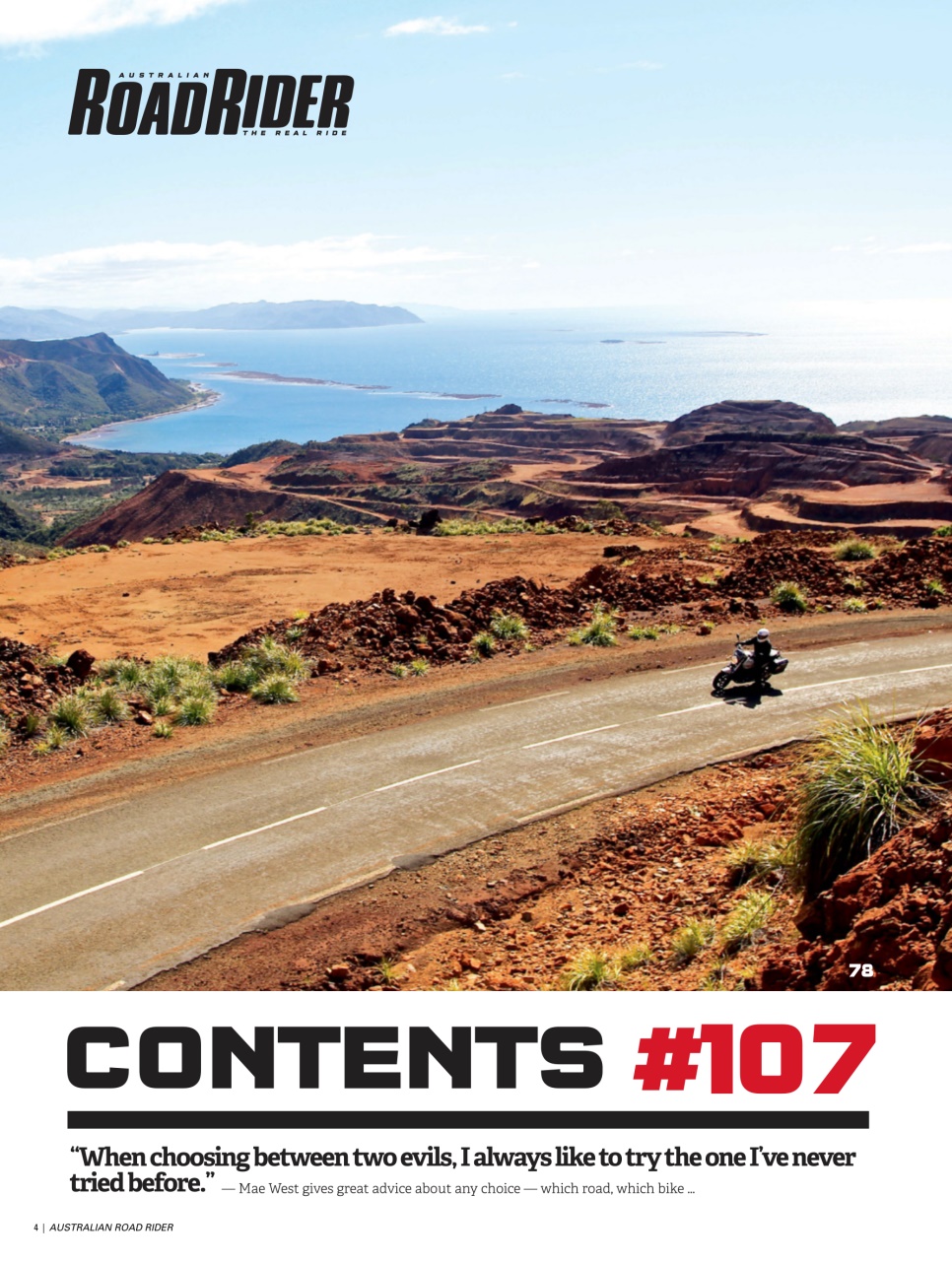 Australian Road Rider Preview Pages