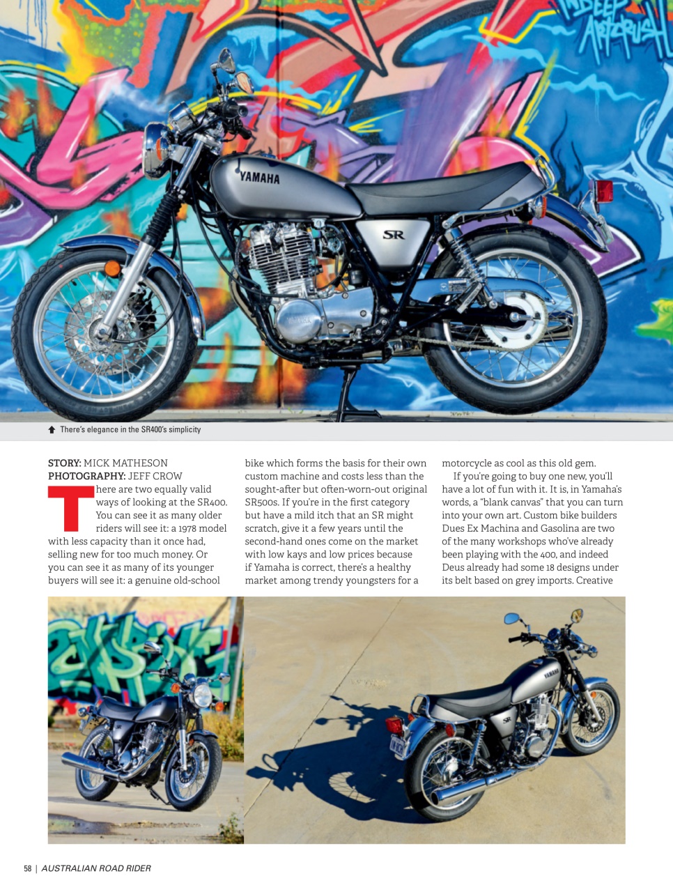 Australian Road Rider Preview Pages