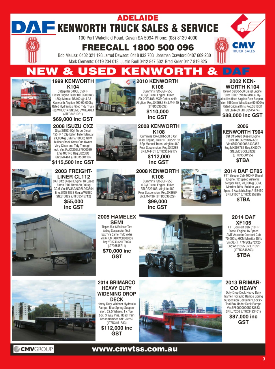 JUST TRUCKS Preview Pages