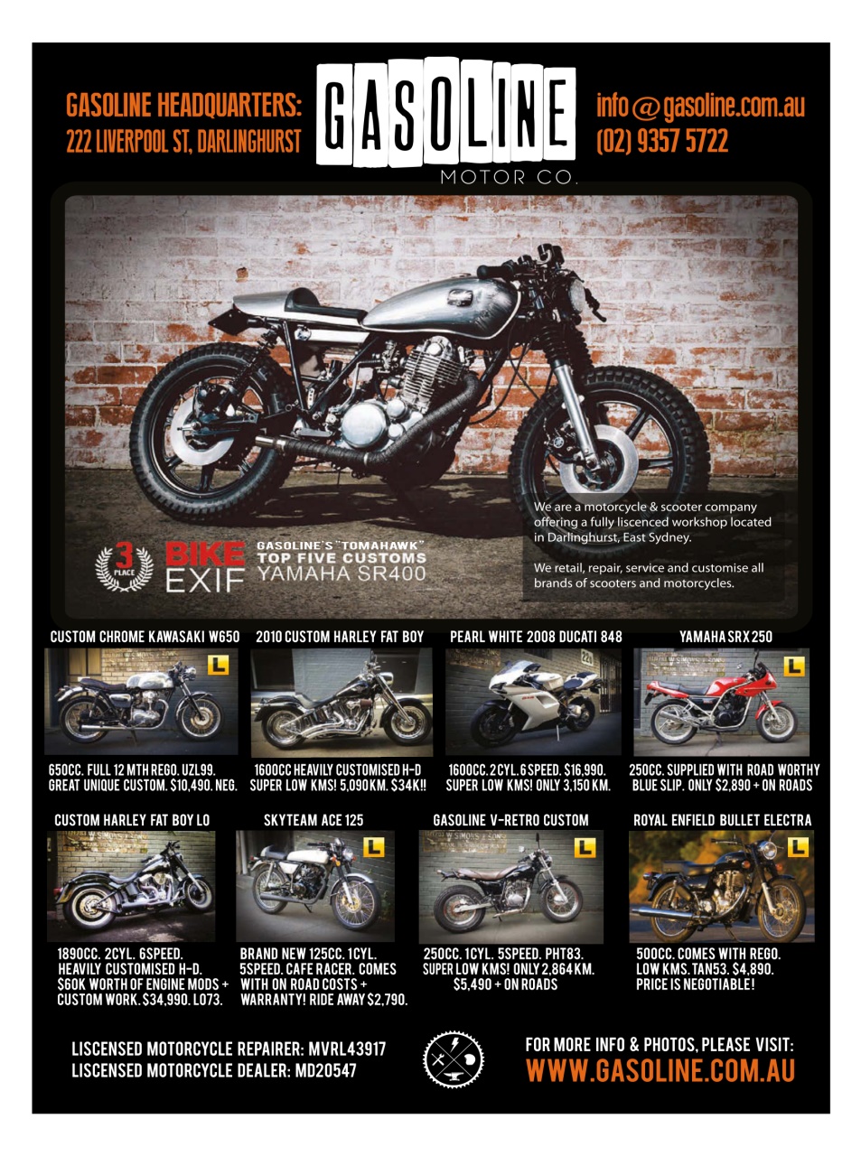 JUST BIKES Preview Pages