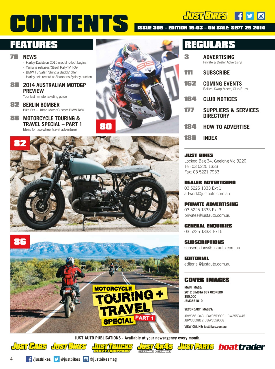 JUST BIKES Preview Pages