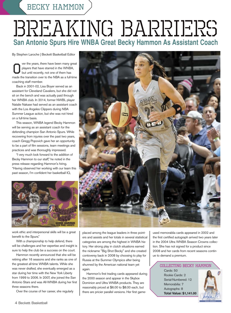 Beckett Basketball Magazine Preview Pages