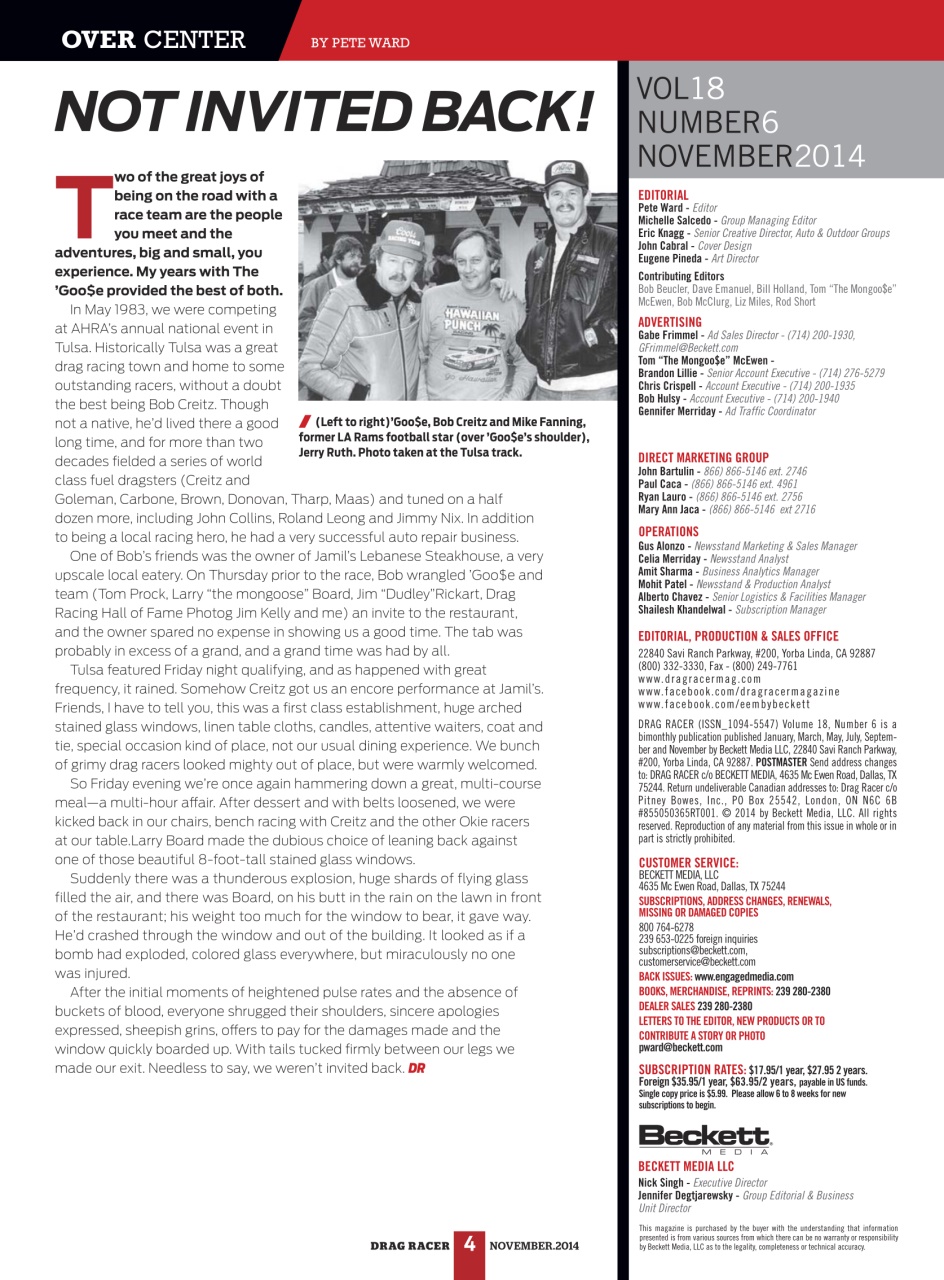 Drag Racer Preview Pages