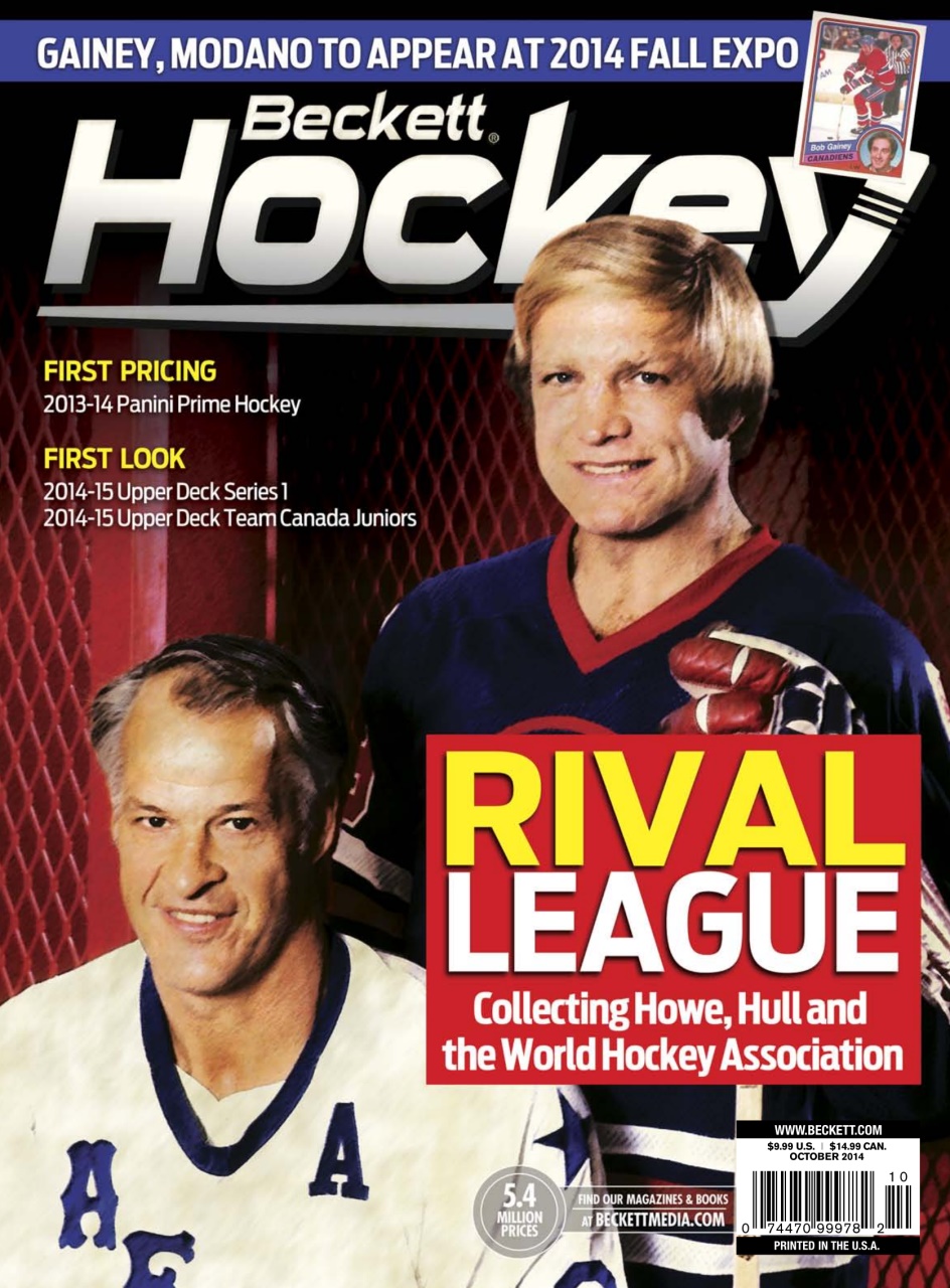 Beckett Hockey Magazine Preview Pages