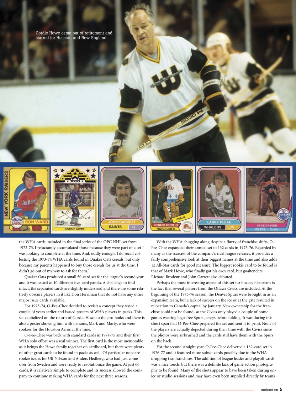 Beckett Hockey Magazine Preview Pages