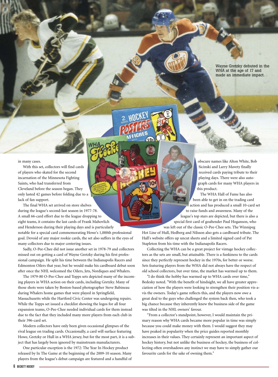 Beckett Hockey Magazine Preview Pages