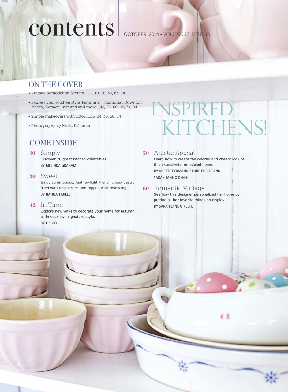 Romantic Homes Preview Pages