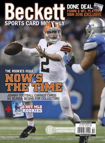 Sports Card Monthly Magazine issue October 2014