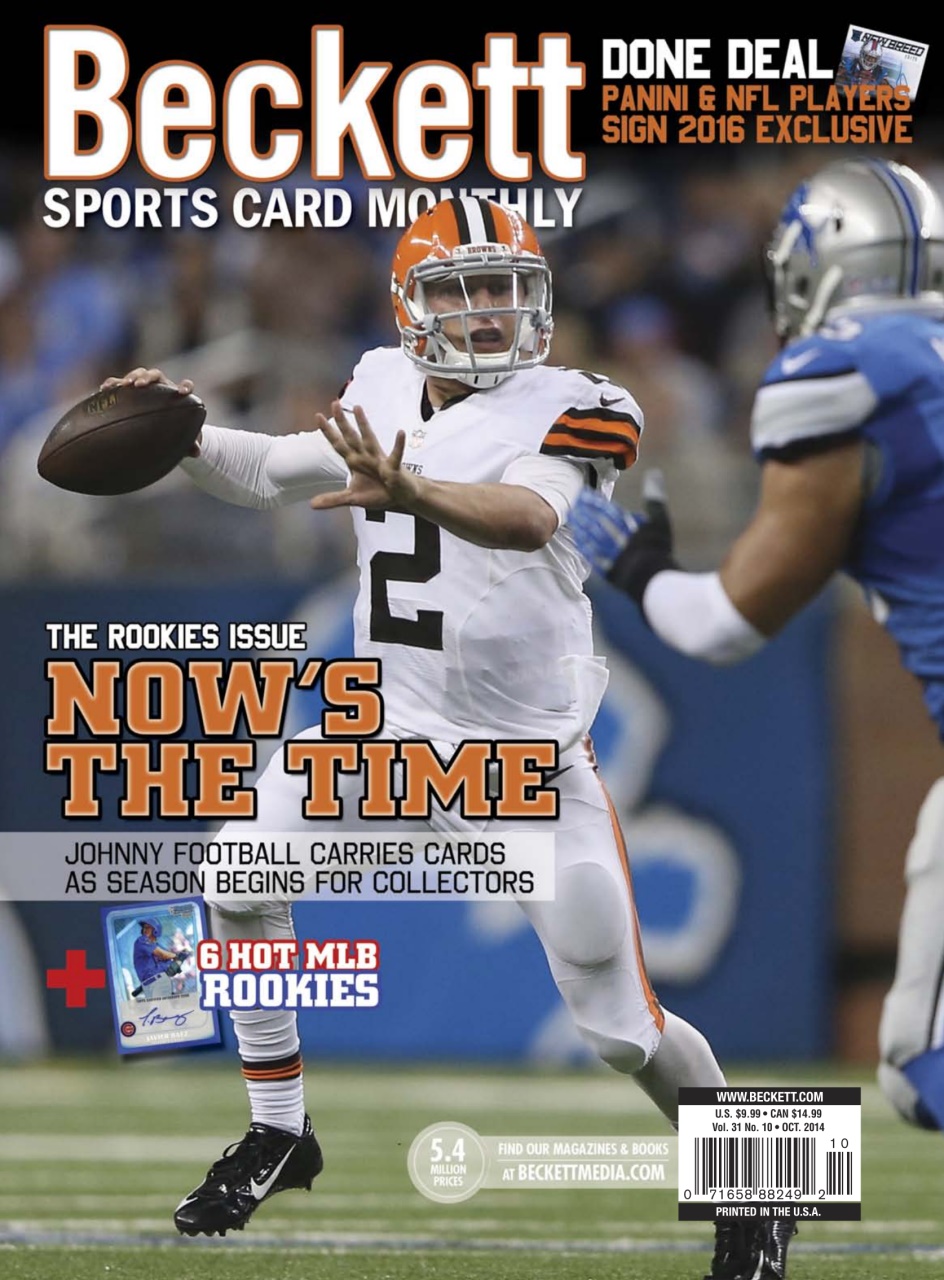 Sports Card Monthly Magazine Preview Pages