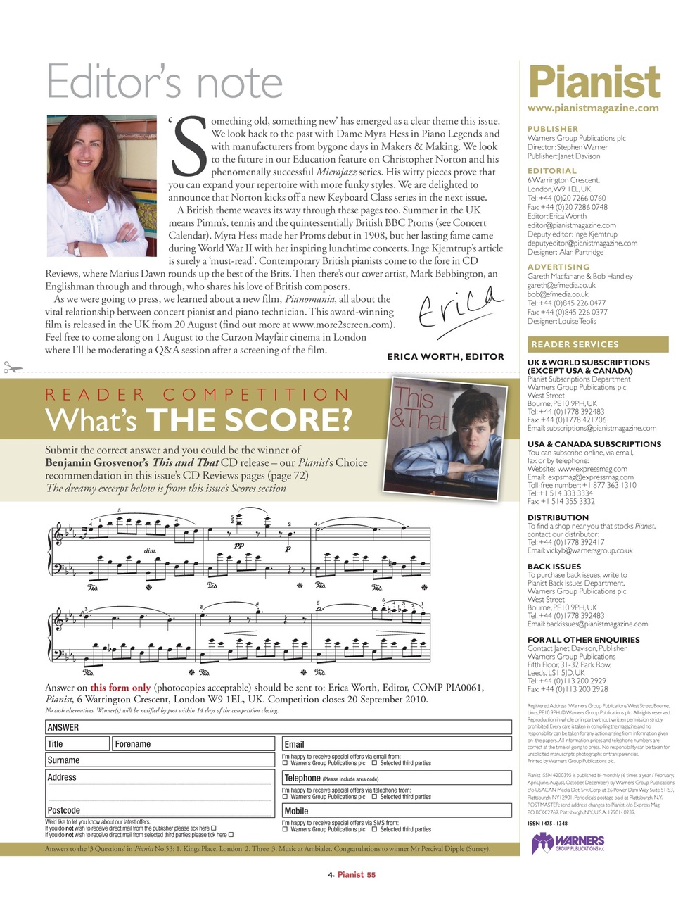 Pianist Preview Pages