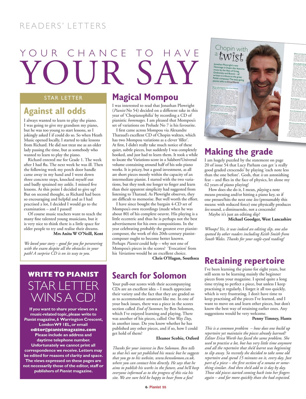 Pianist Preview Pages