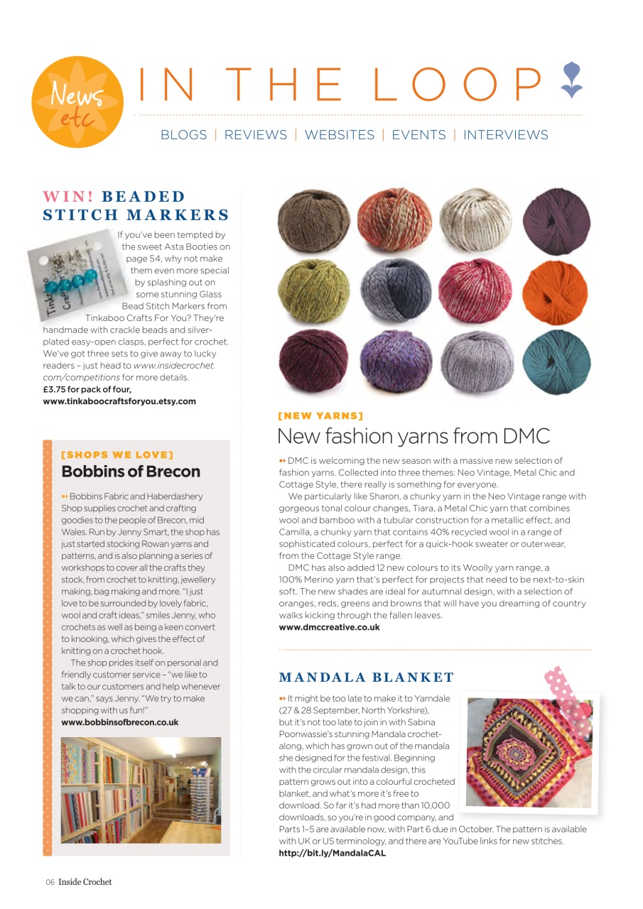 Inside Crochet Preview Pages