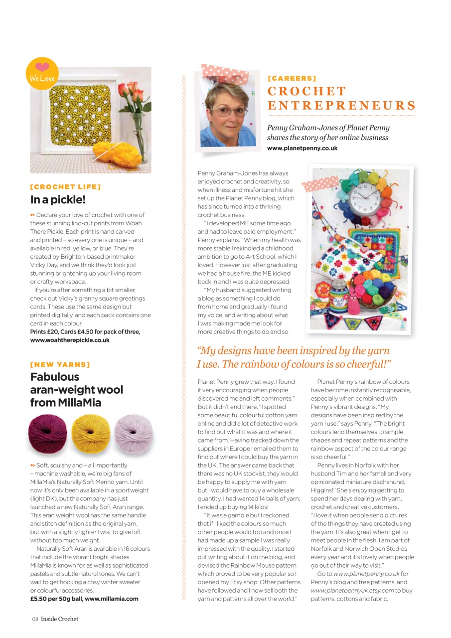 Inside Crochet Preview Pages