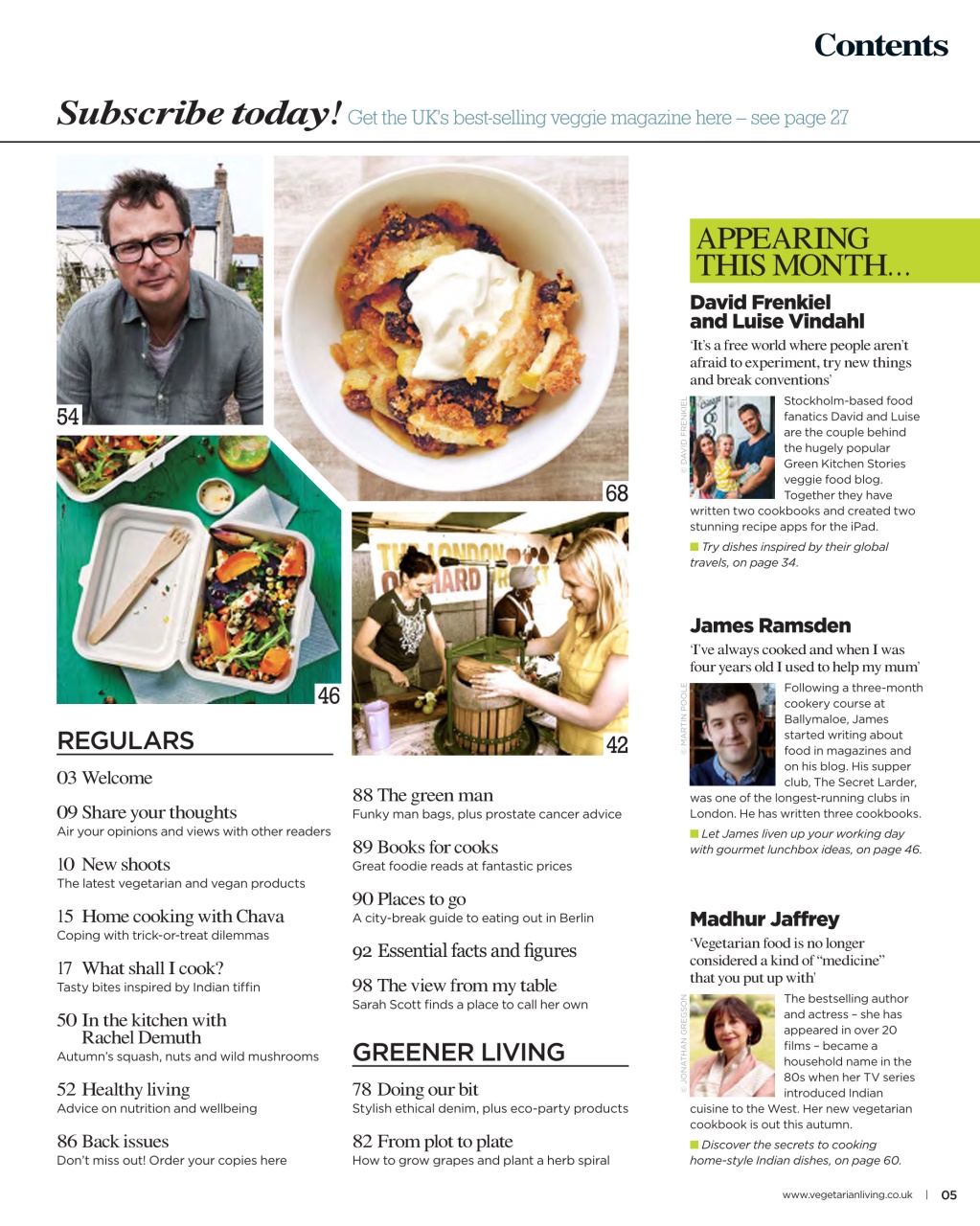 Vegetarian Living Preview Pages