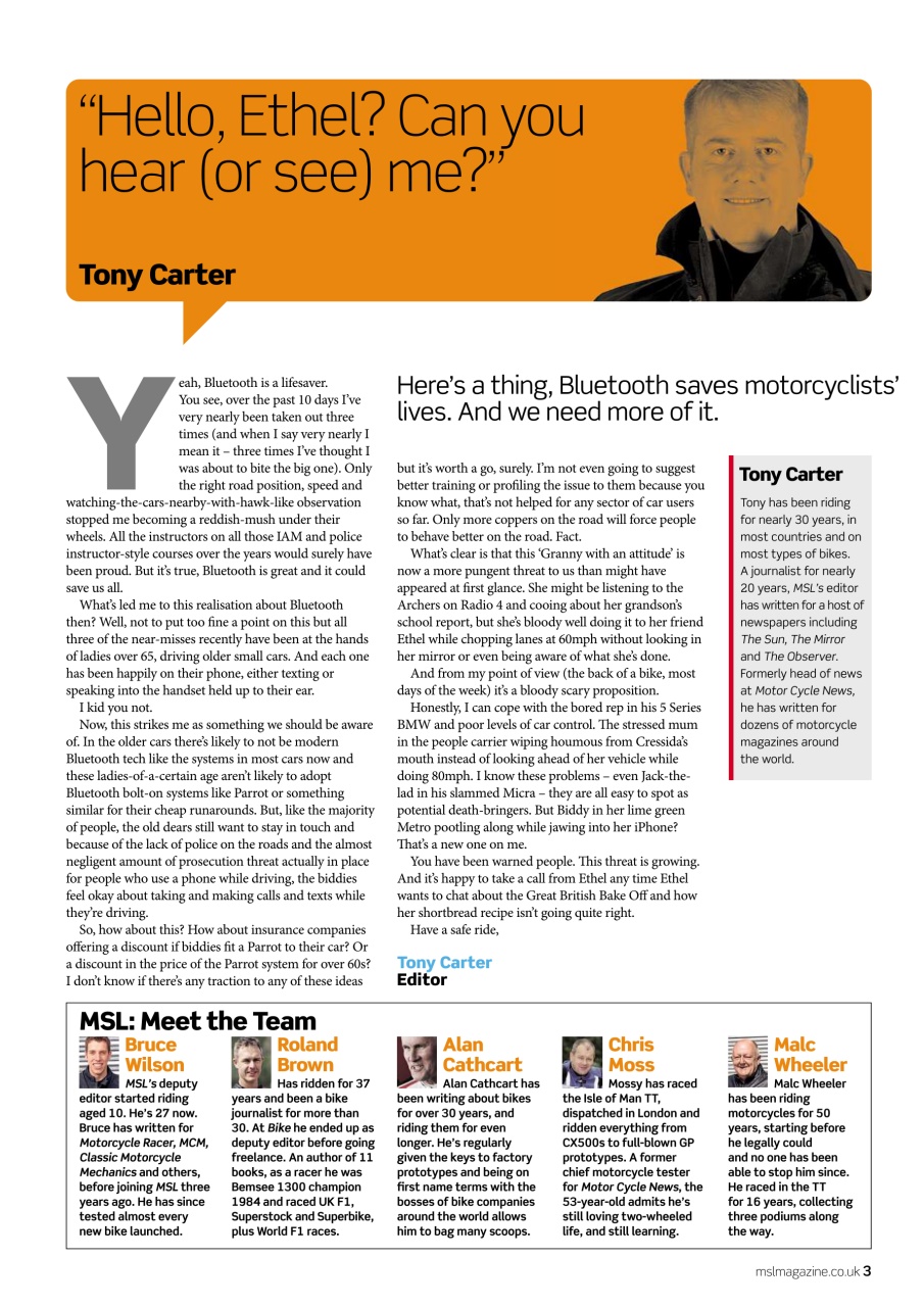 Motorcycle Sport & Leisure Preview Pages