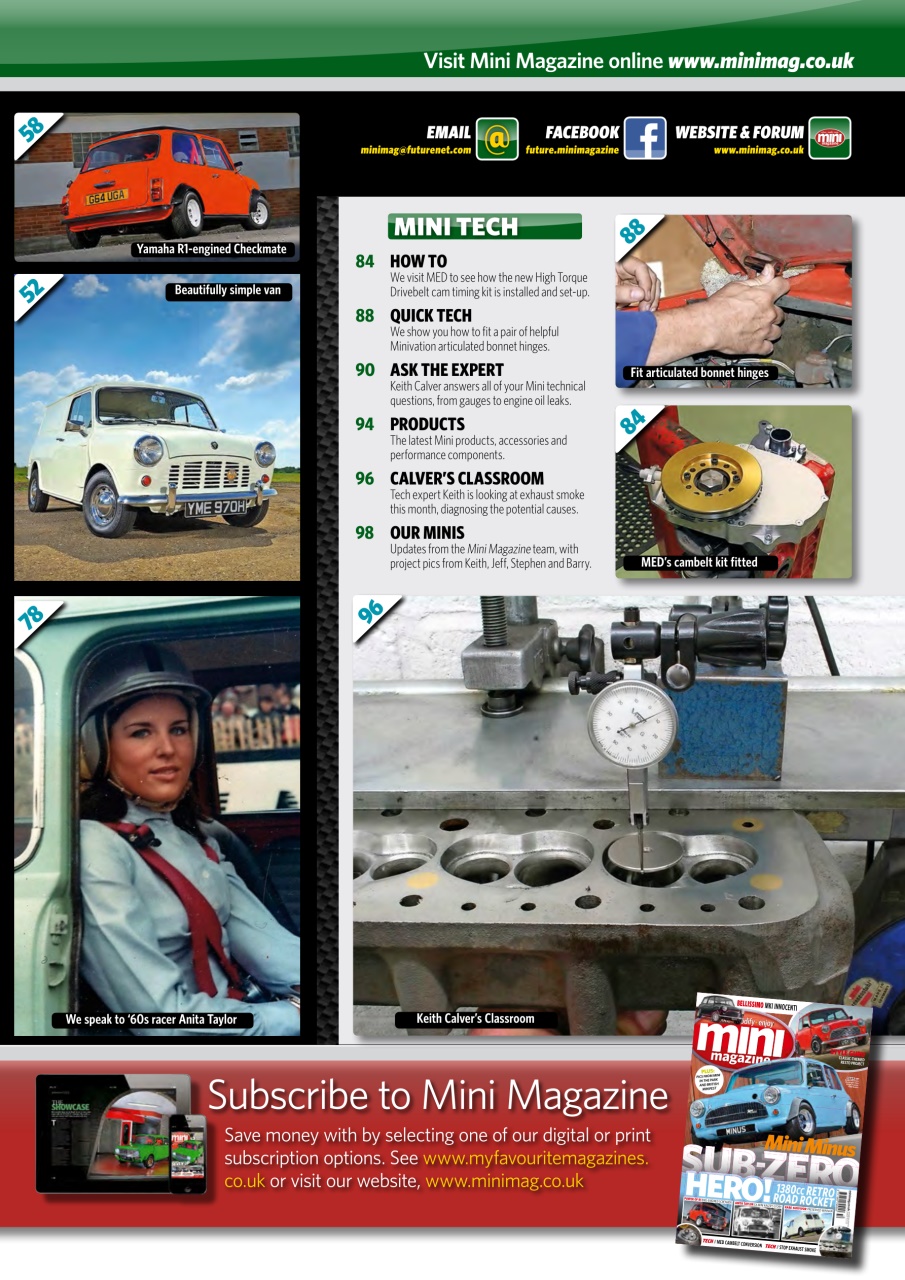 Mini Magazine Preview Pages