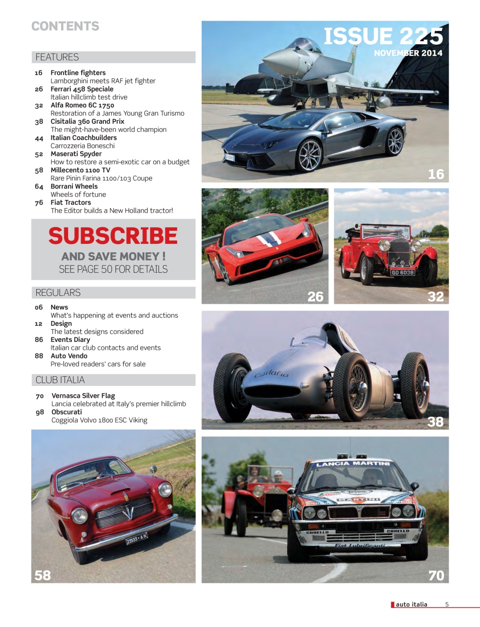 AutoItalia Magazine Preview Pages
