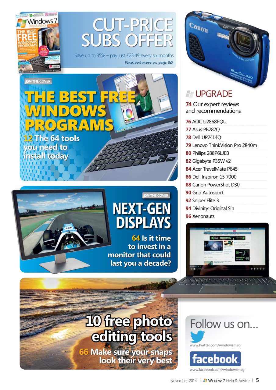 Windows Help & Advice Preview Pages