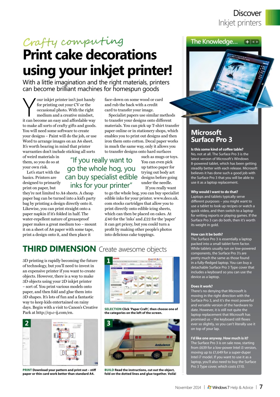 Windows Help & Advice Preview Pages