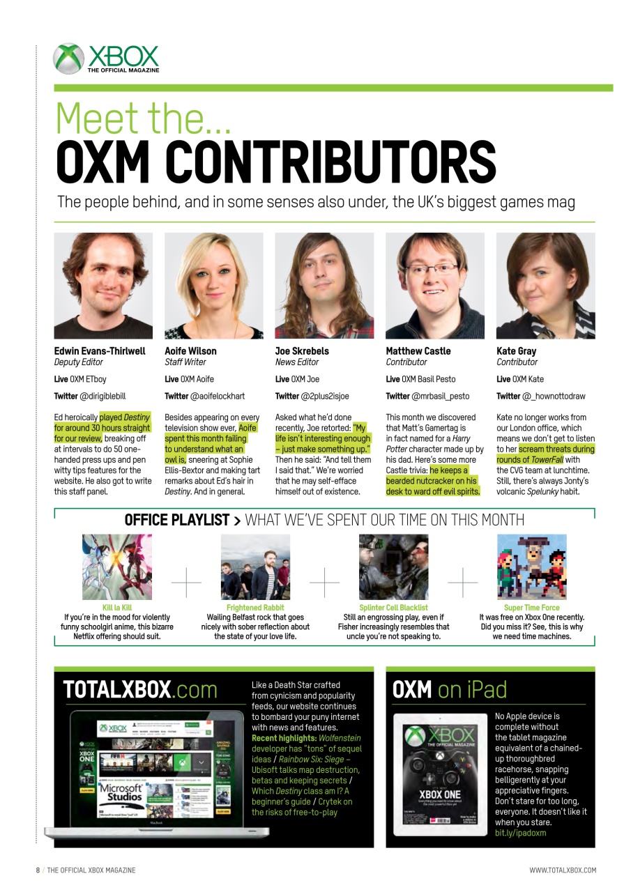 Official Xbox Magazine (UK Edition) Preview Pages