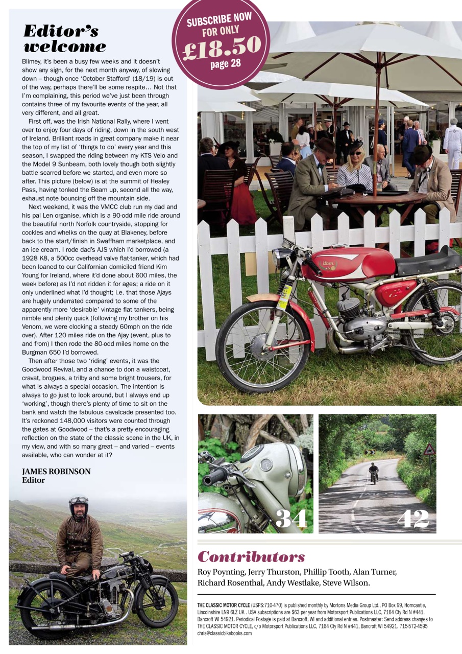 The Classic MotorCycle Preview Pages