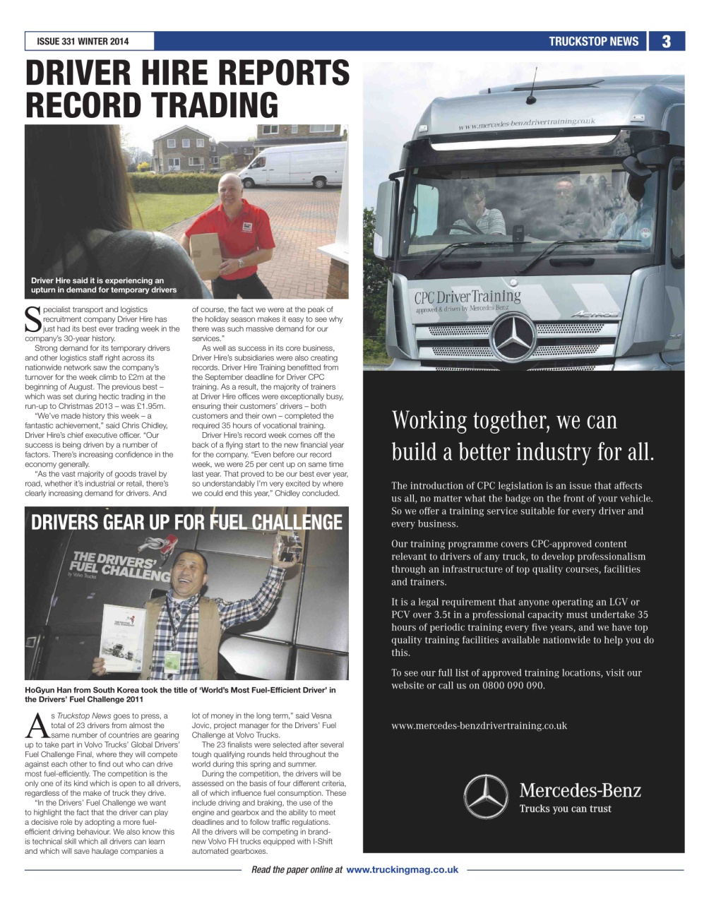 Truckstop News Preview Pages
