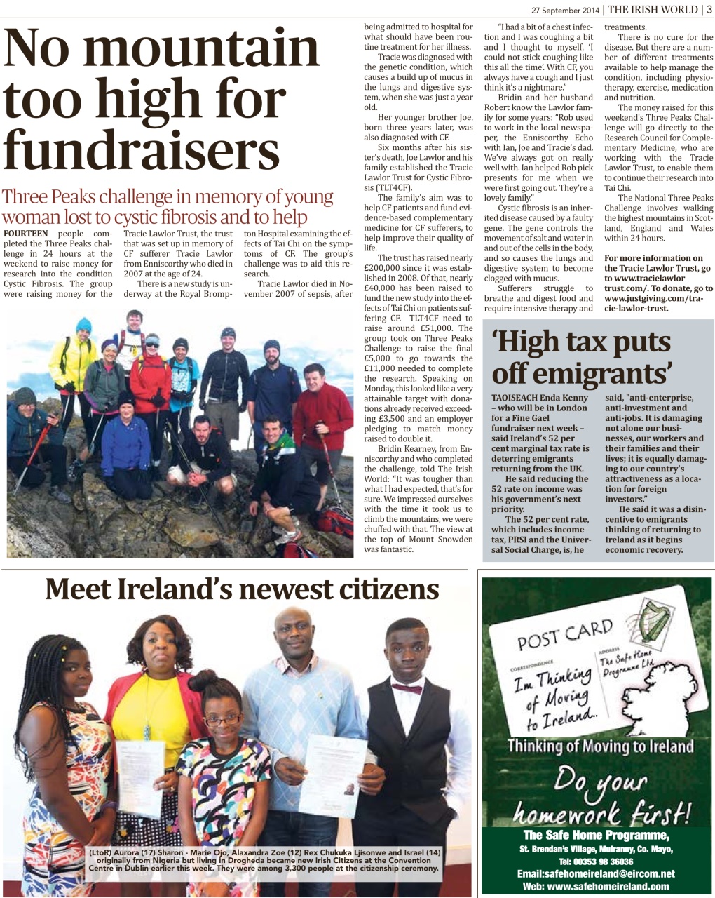 Irish World Preview Pages