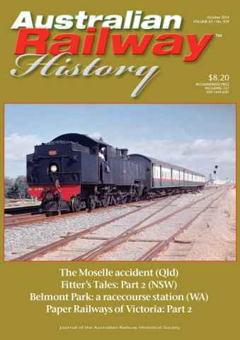 Australian Railway History issue Oct-14