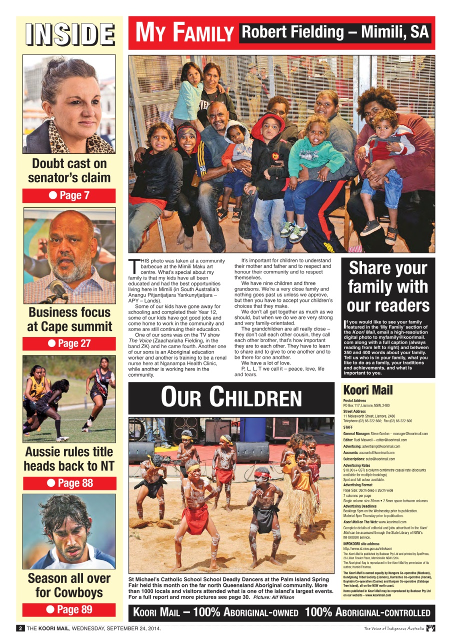 Koori Mail Preview Pages