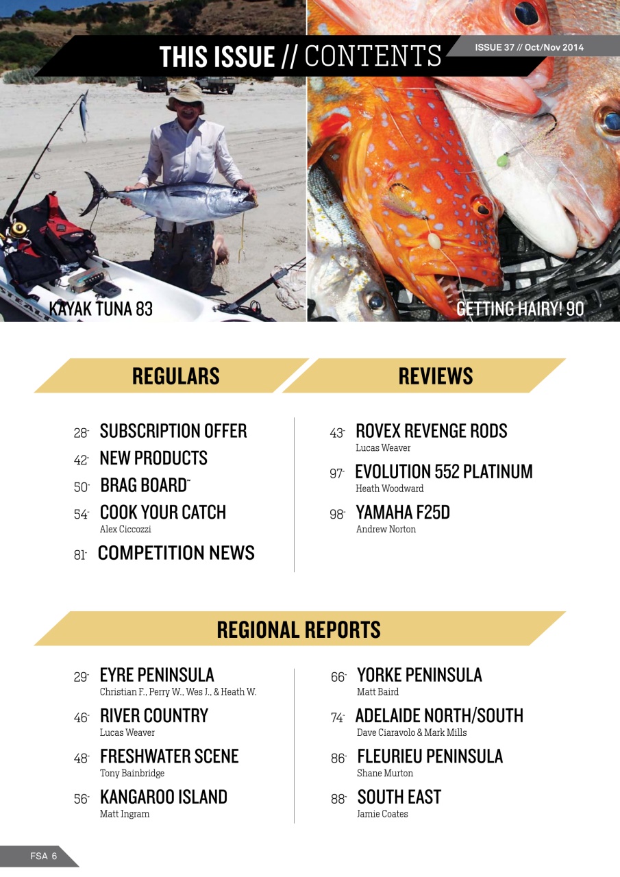 Fishing SA Preview Pages