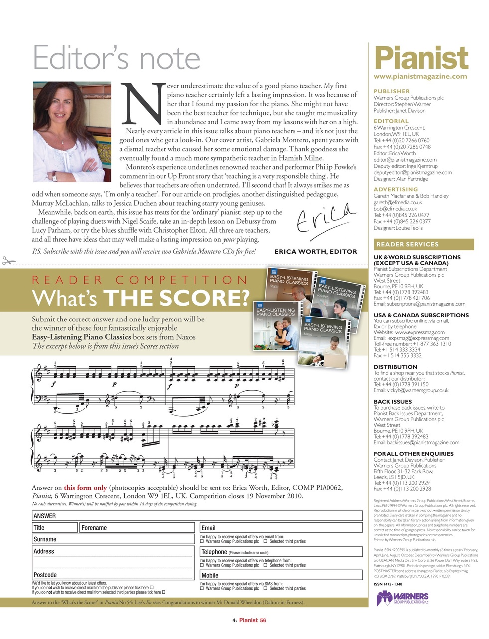 Pianist Preview Pages