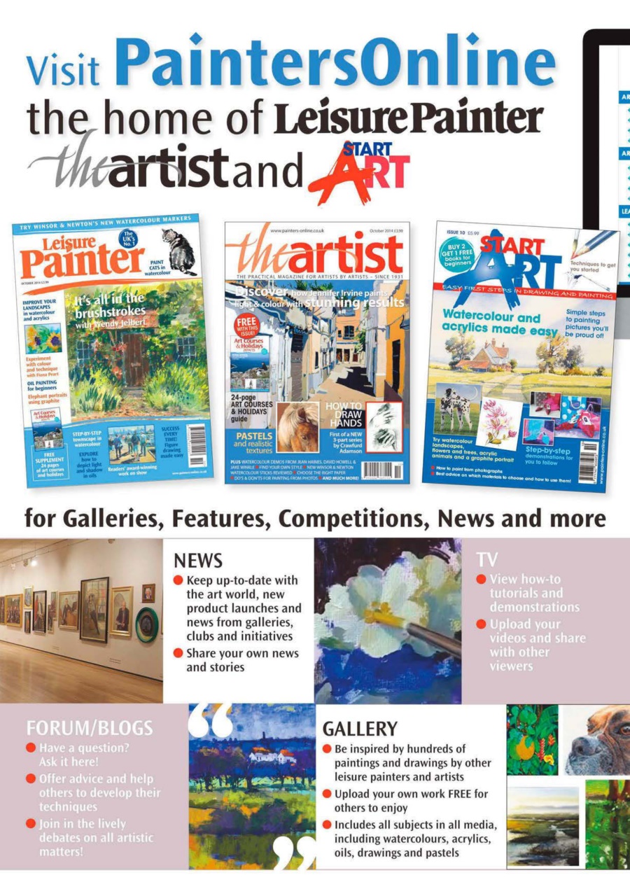 Start Art Preview Pages