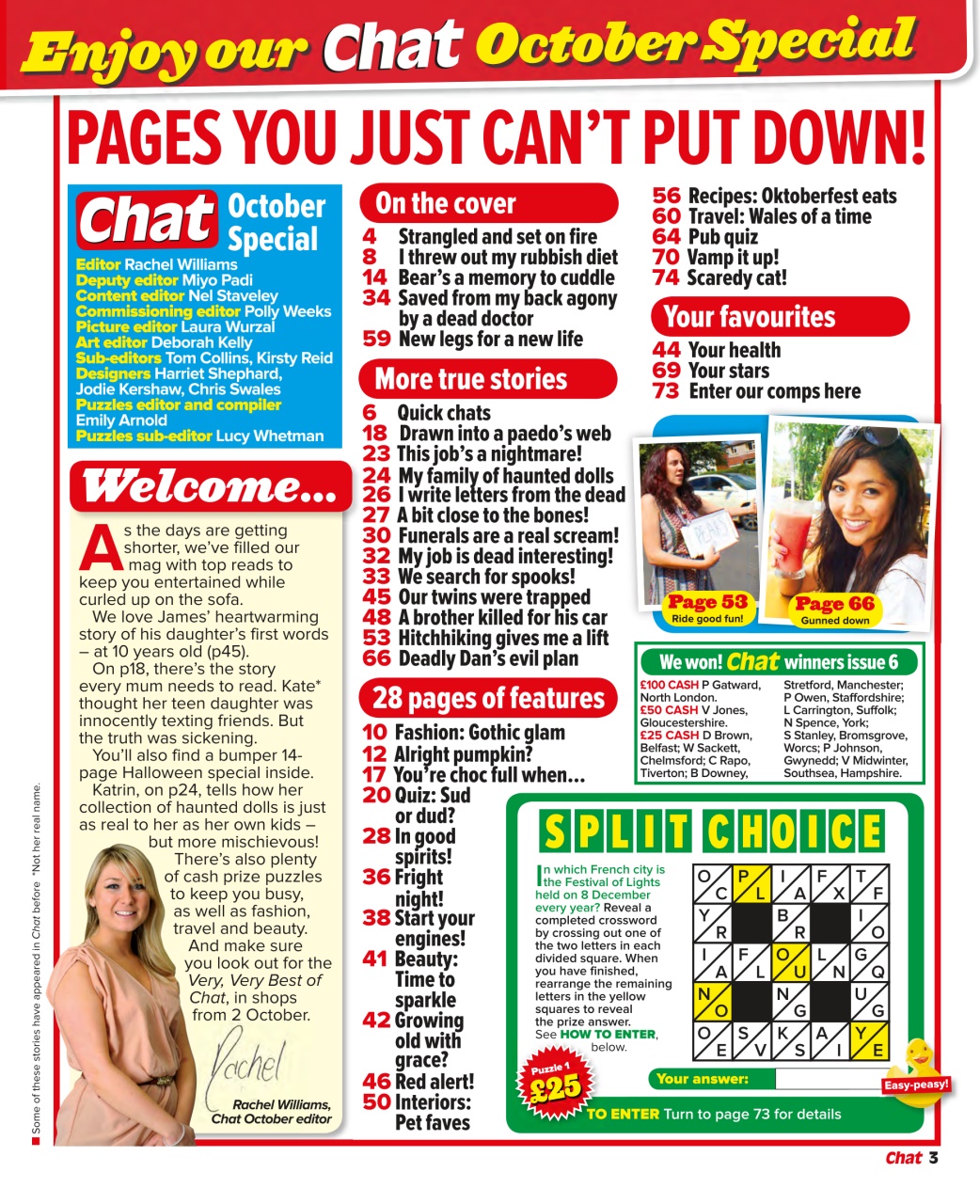 Chat Specials Preview Pages