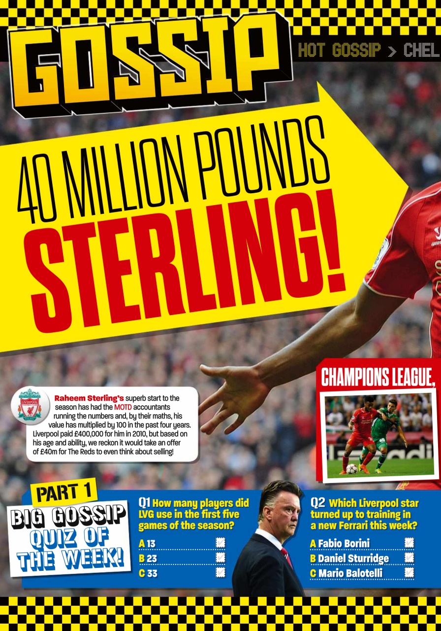 Match of the Day Preview Pages