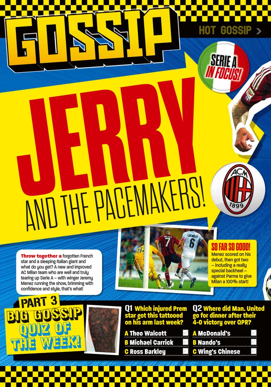 Match of the Day Preview Pages