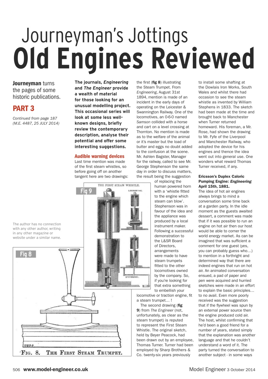 Model Engineer Preview Pages