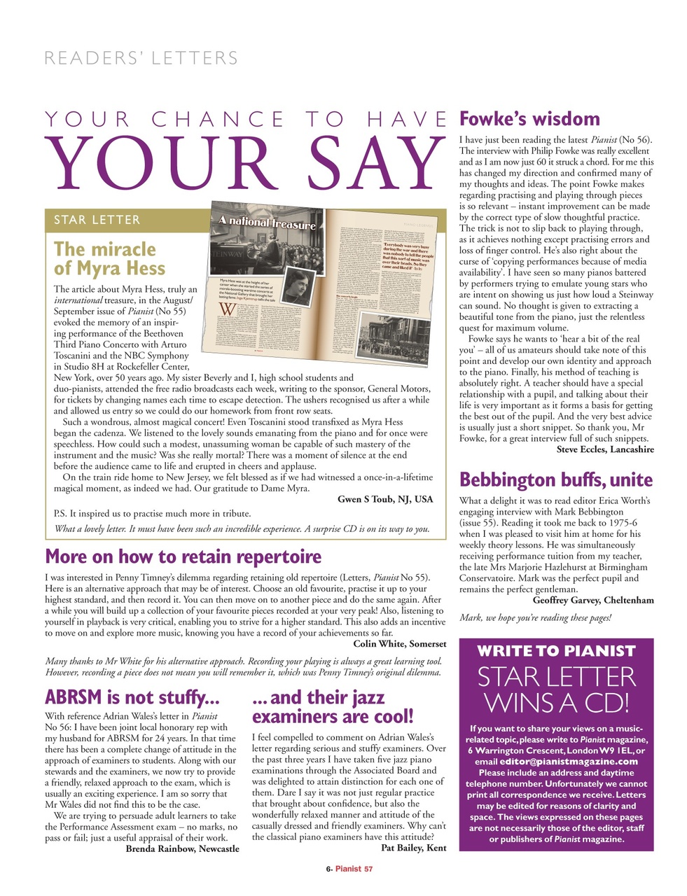 Pianist Preview Pages