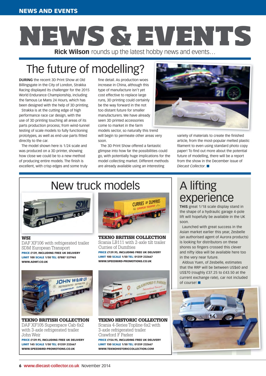 Diecast Collector Preview Pages