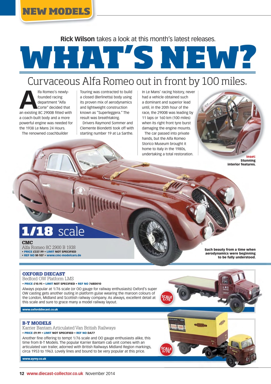 Diecast Collector Preview Pages