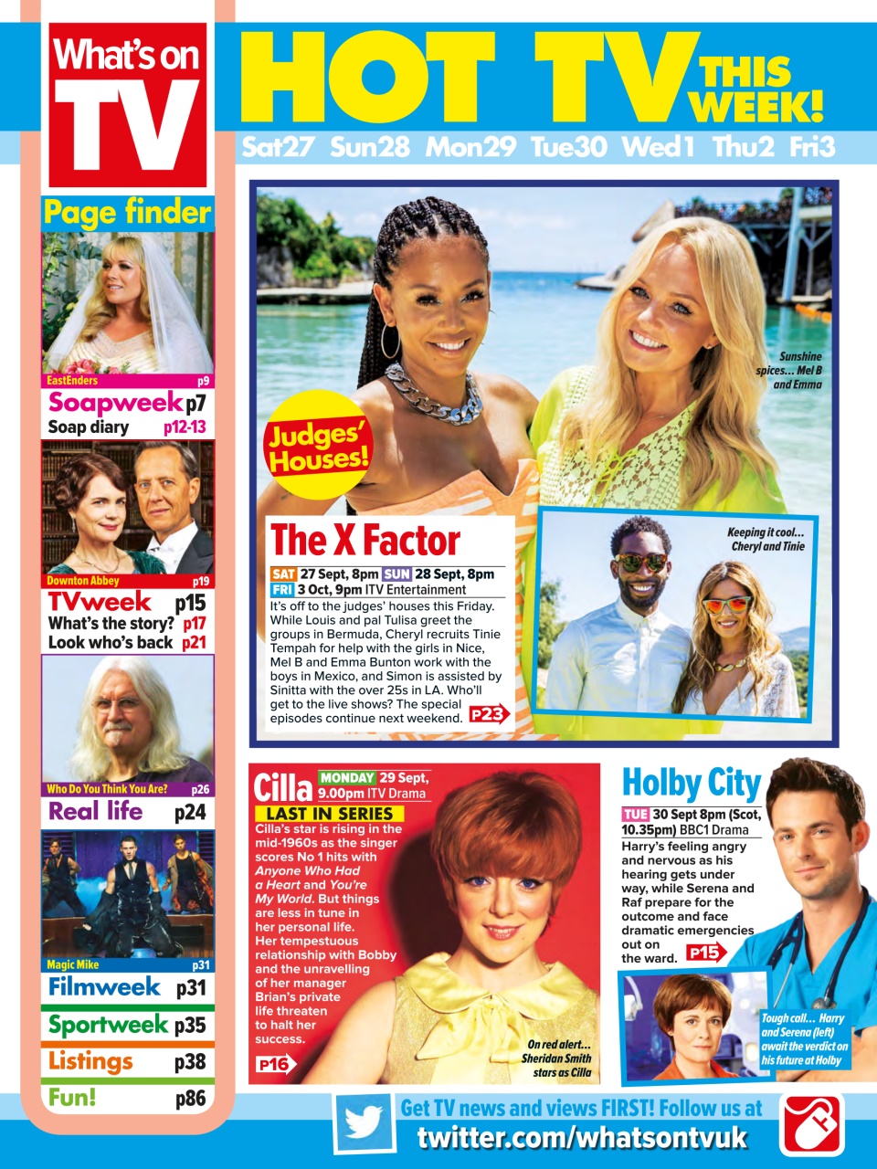 What's on TV Preview Pages