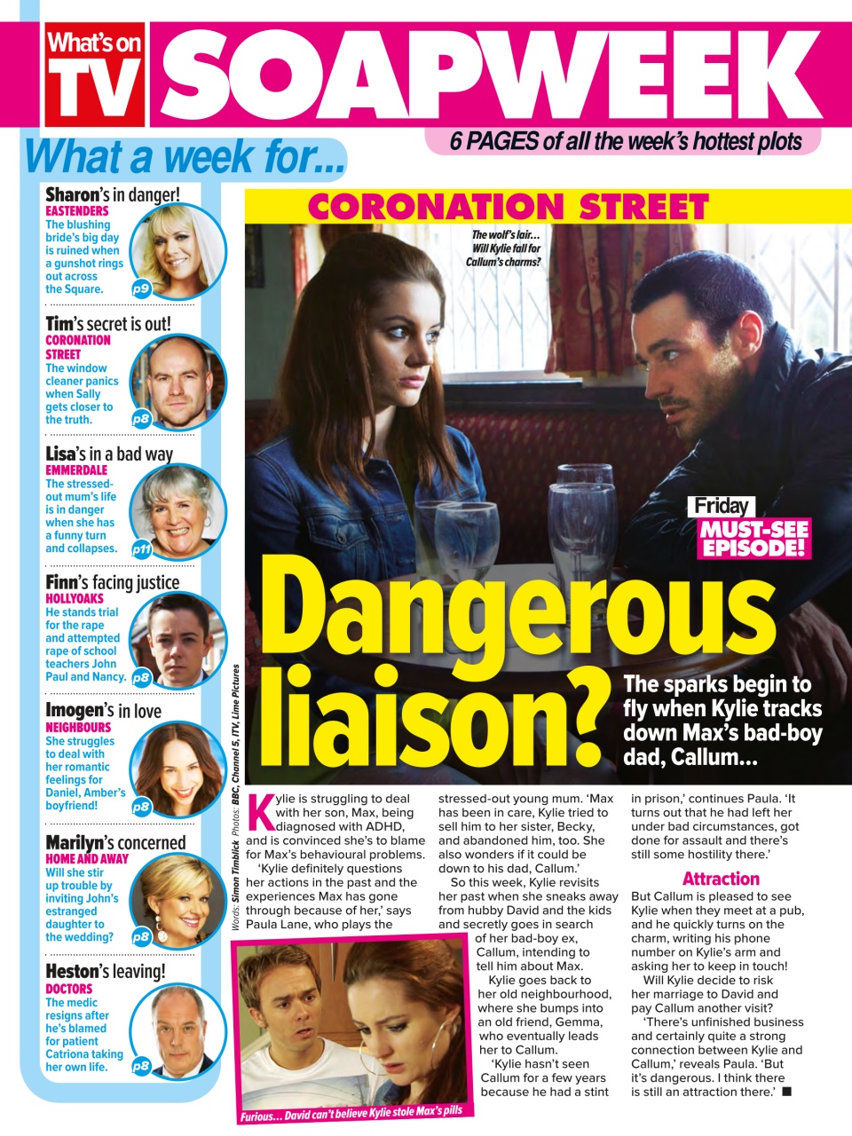 What's on TV Preview Pages