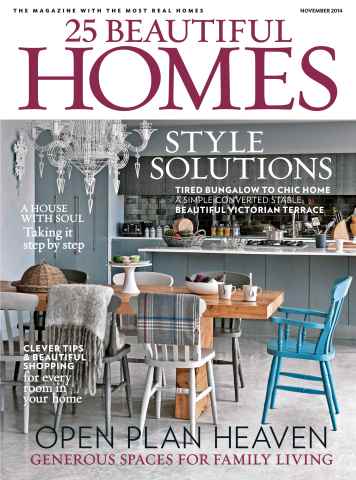25 Beautiful Homes issue November 2014