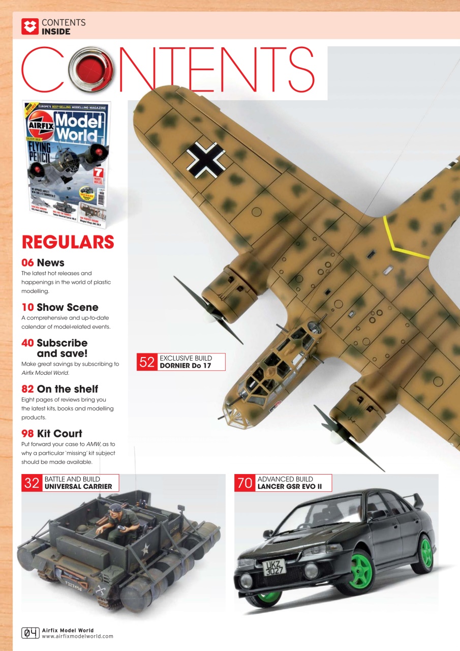 Airfix Model World Preview Pages