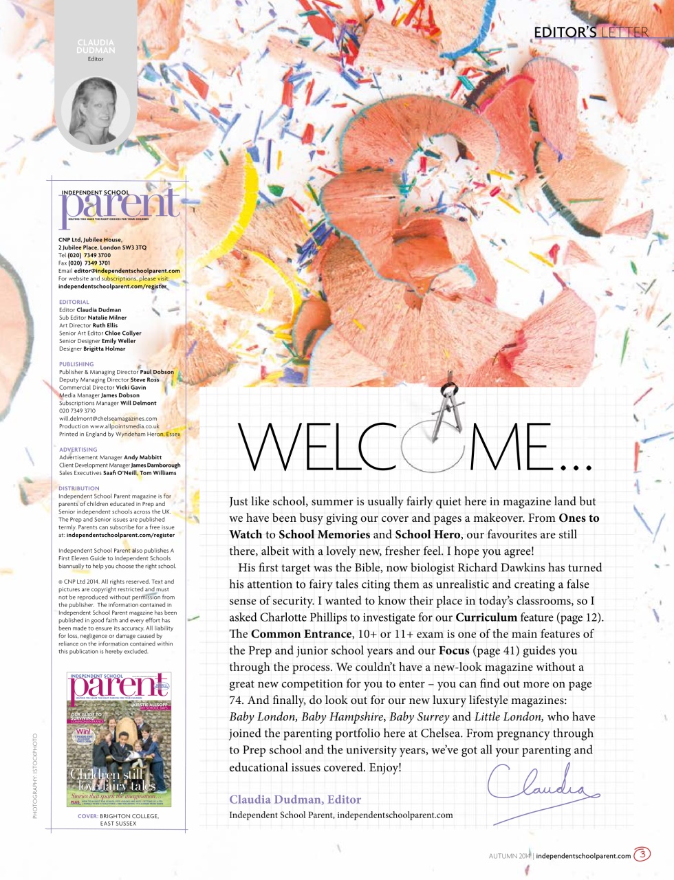 Independent School Parent Preview Pages