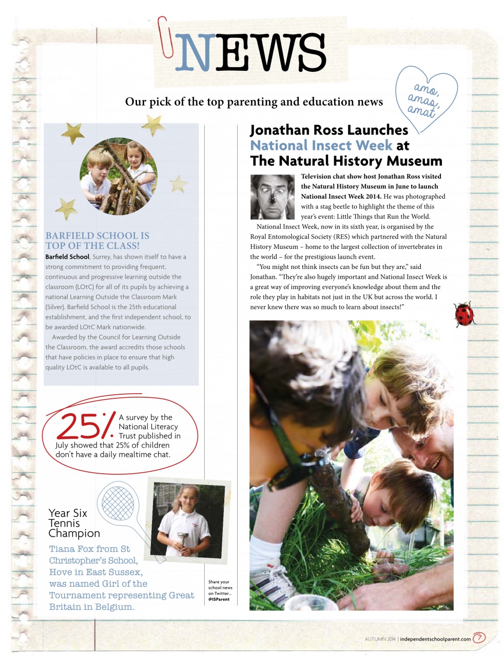 Independent School Parent Preview Pages
