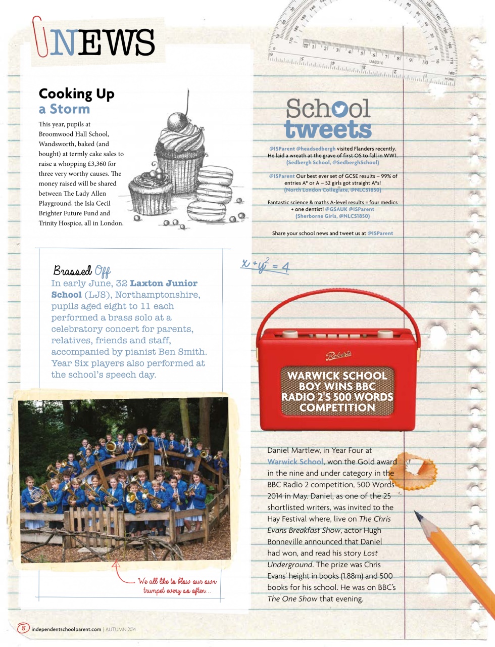 Independent School Parent Preview Pages