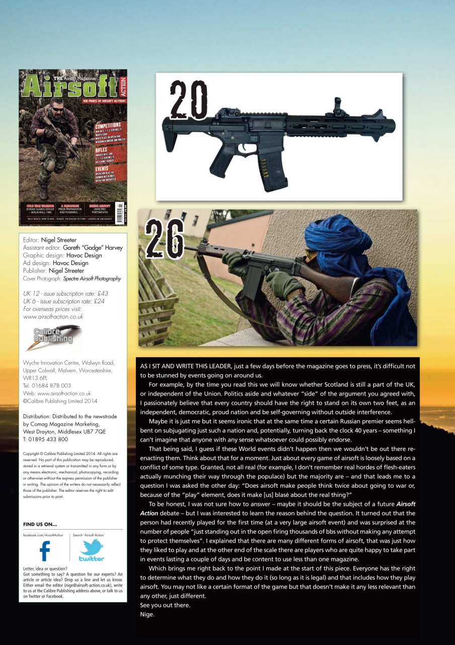 Airsoft Action Preview Pages