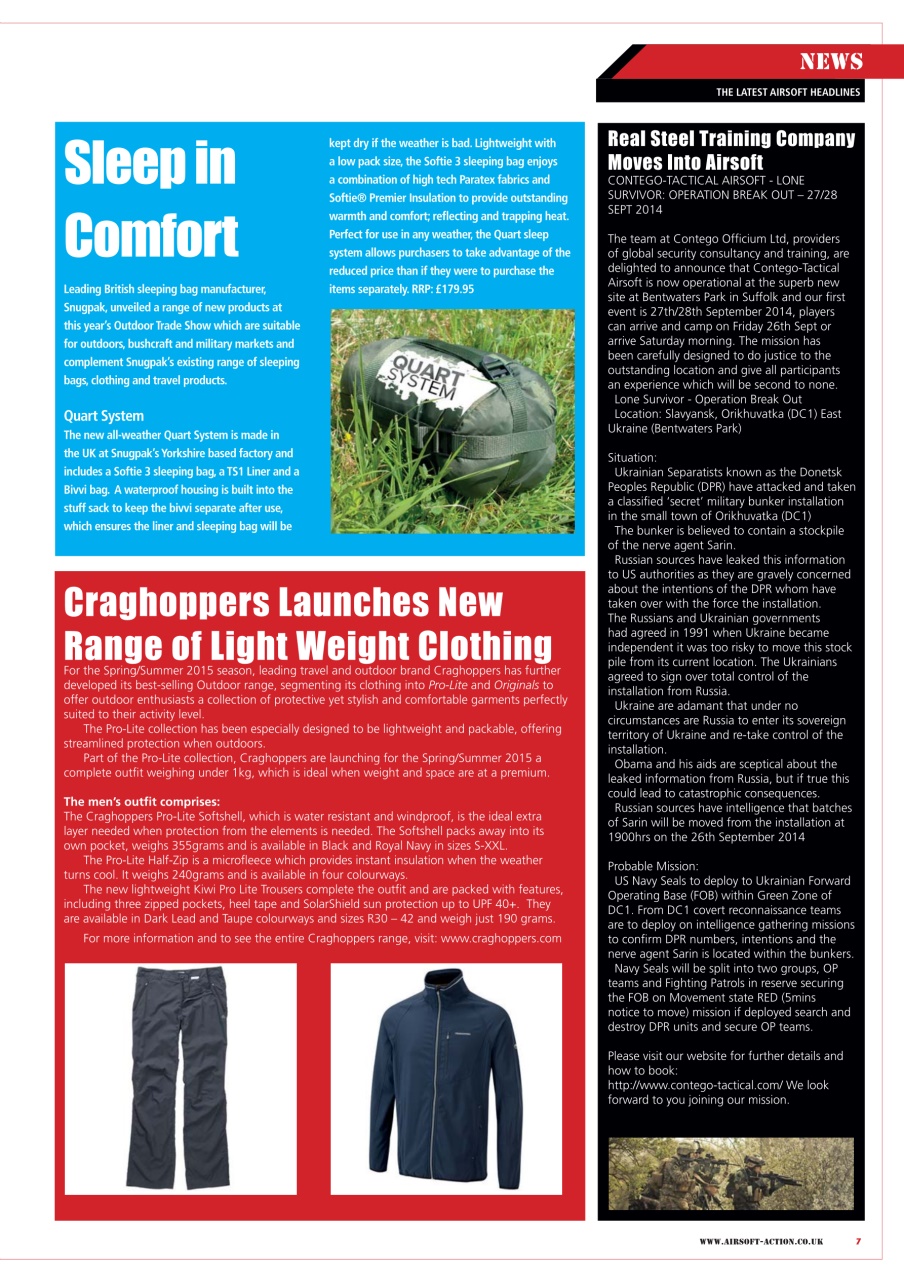 Airsoft Action Preview Pages