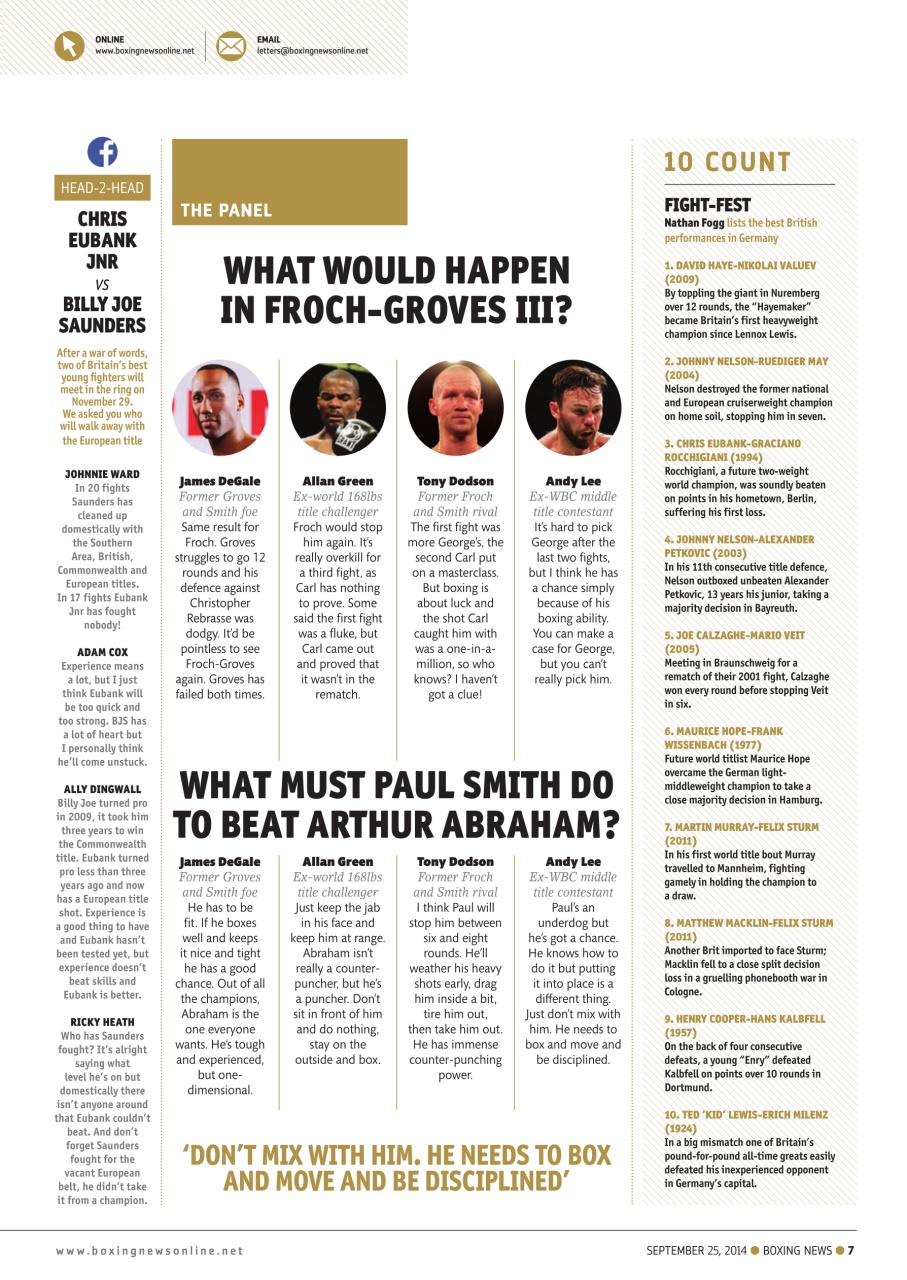 Boxing News Preview Pages
