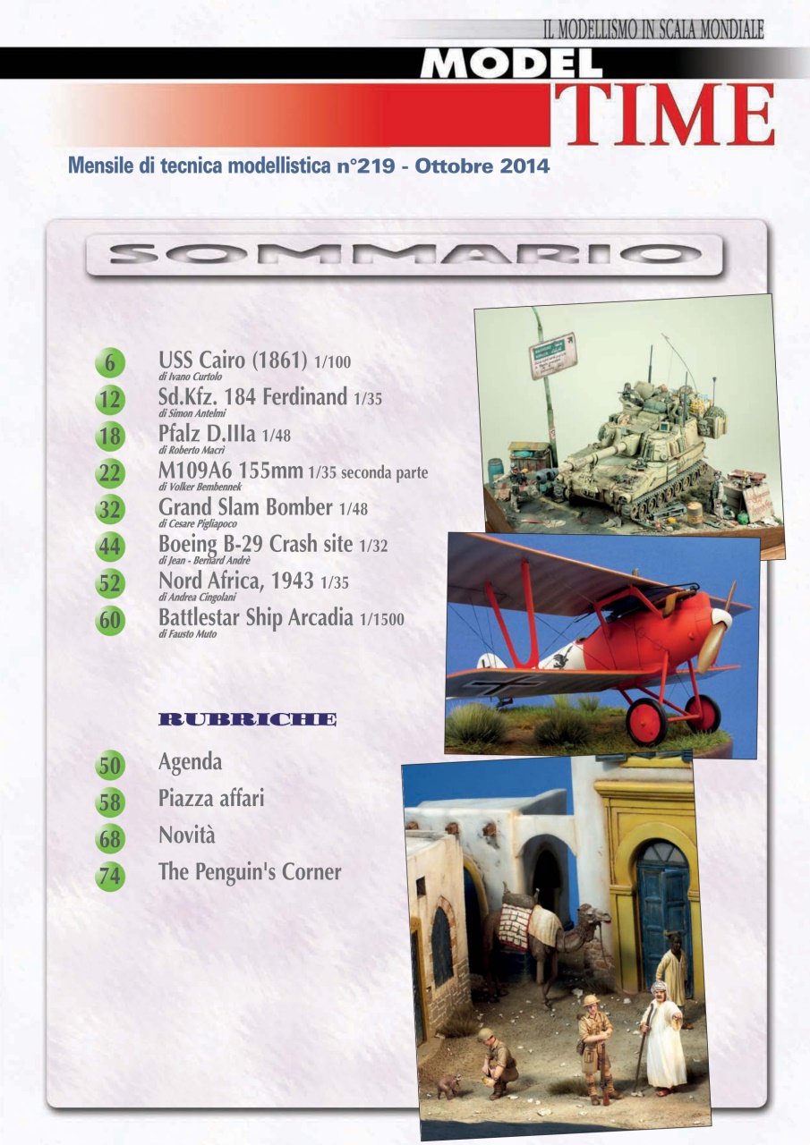 Model Time Preview Pages